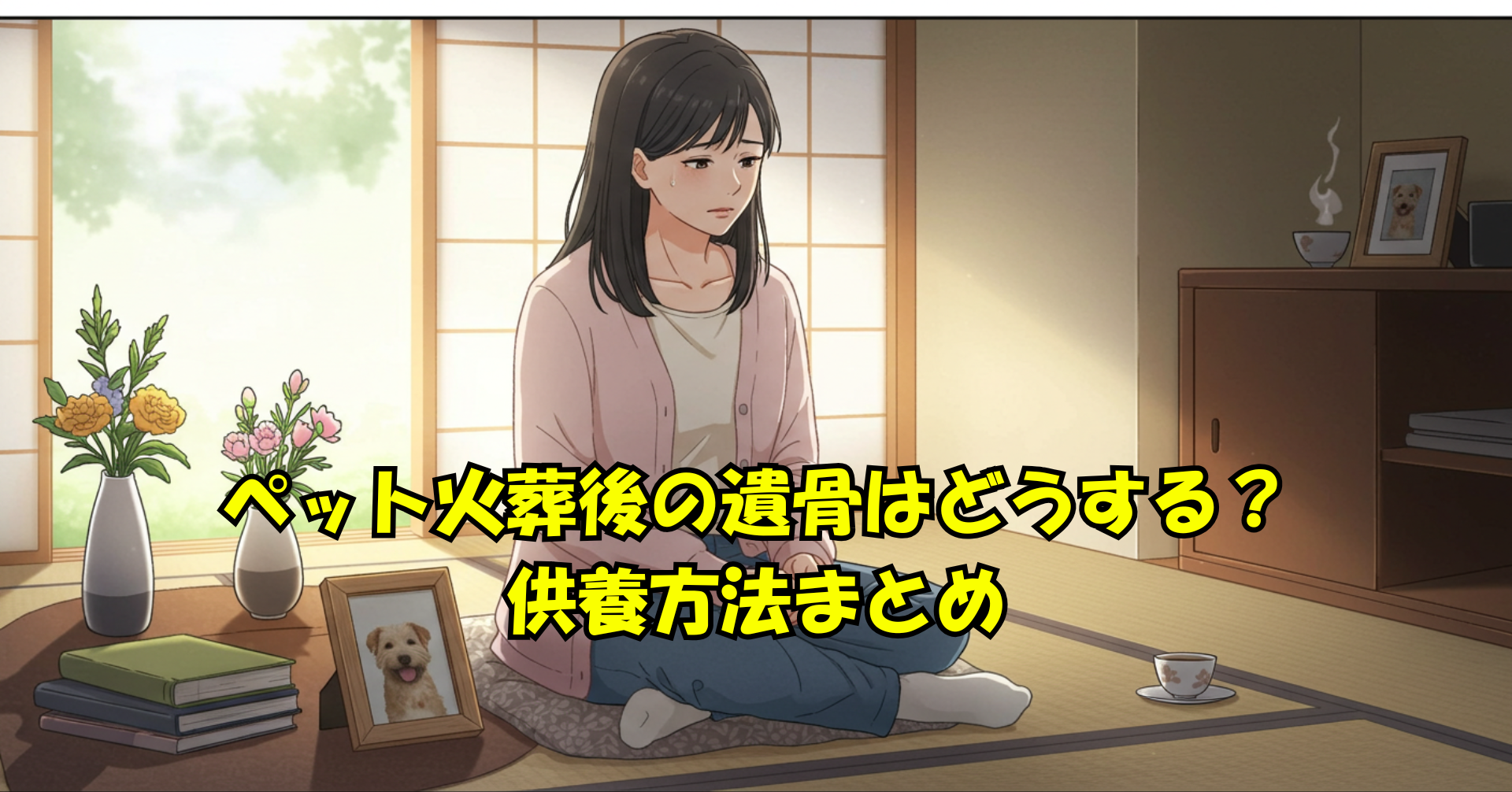 ペット火葬後の遺骨はどうする？供養方法まとめ