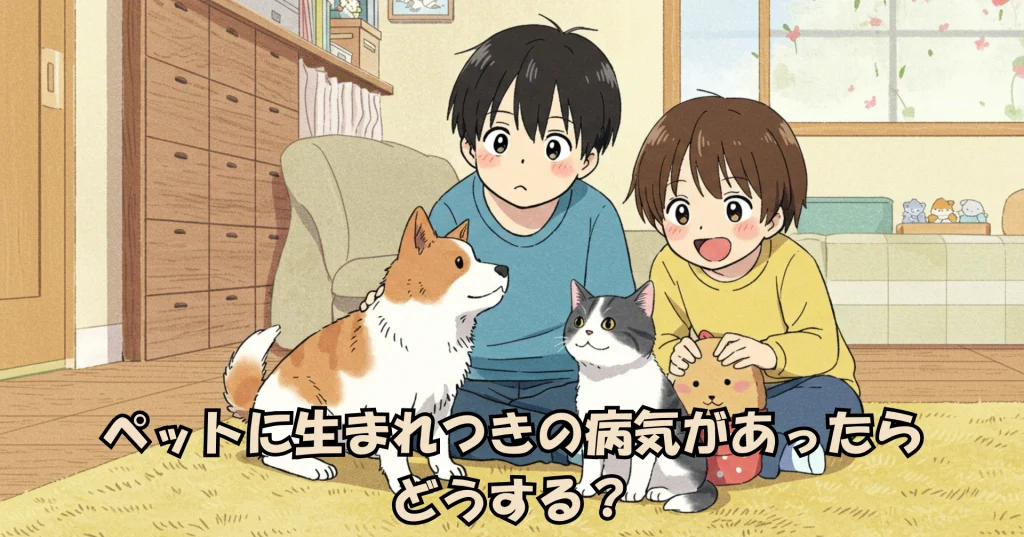 ペットに生まれつきの病気があったらどうする？