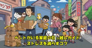 ペットがいる家庭の引っ越しガイド｜ストレスを減らすコツ