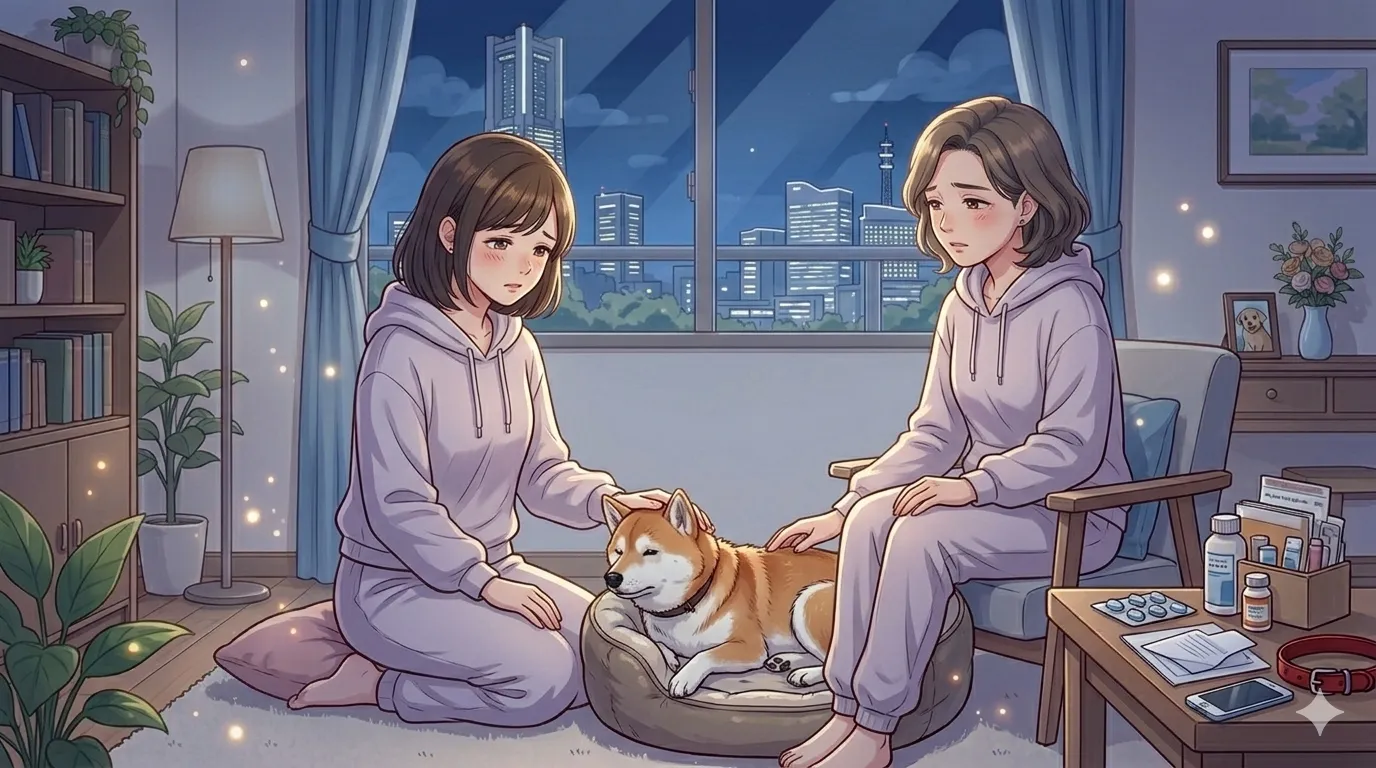 高齢犬の夜鳴き対策｜原因と今夜からできるやさしいケア