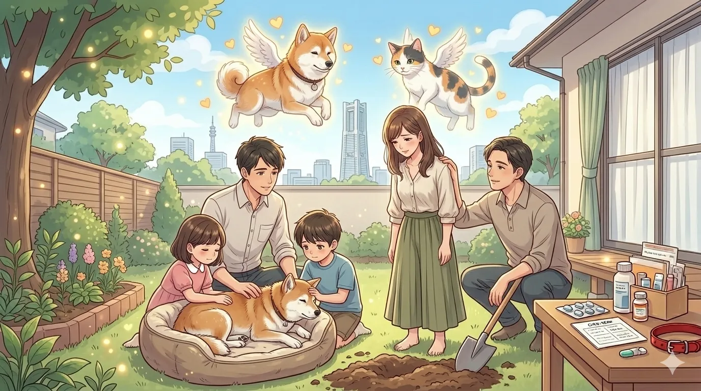 ペットの土葬は後悔する？火葬との違いを解説